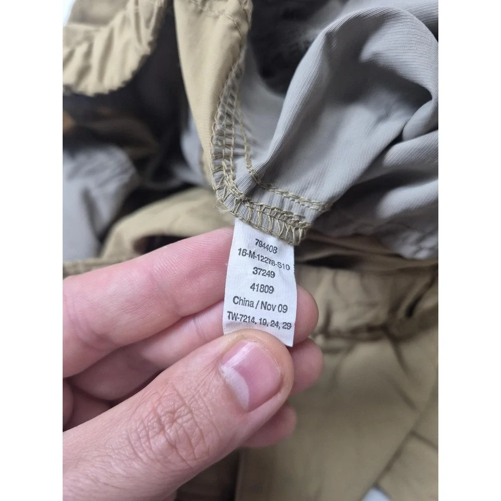 REI Convertible Pants Mens 32x32 Beige Nylon Zip Off Hiking UPF 50+ Outdoor